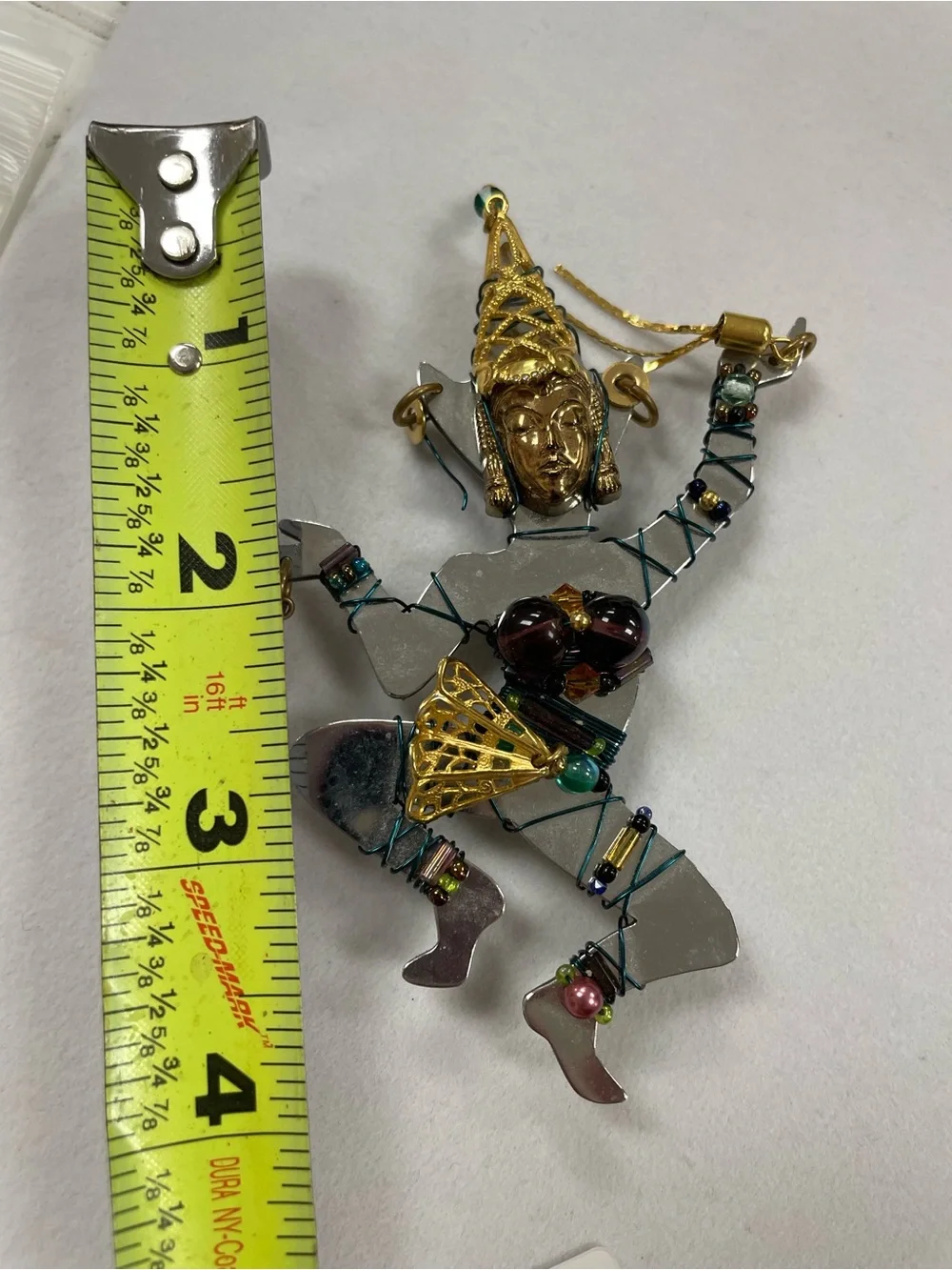 Liztech Dancing Buddha Hand-Crafted Brooch